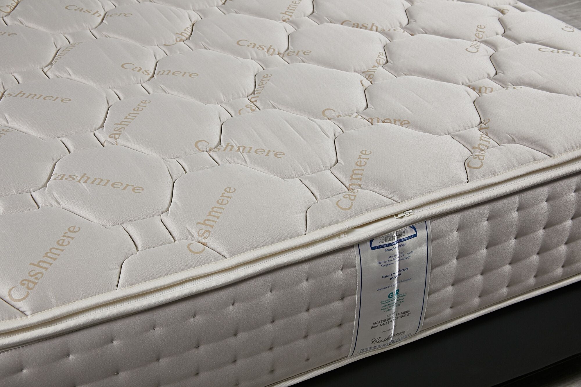 cashmere comfort 2200 pillow top mattress